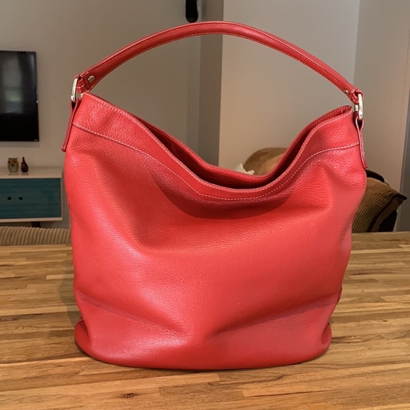 Authentic Longchamp  Large Genuine Leather Tote - Picture 7 of 14